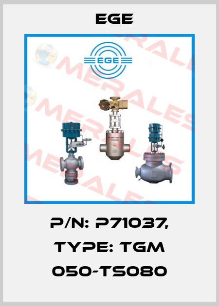 p/n: P71037, Type: TGM 050-TS080 Ege