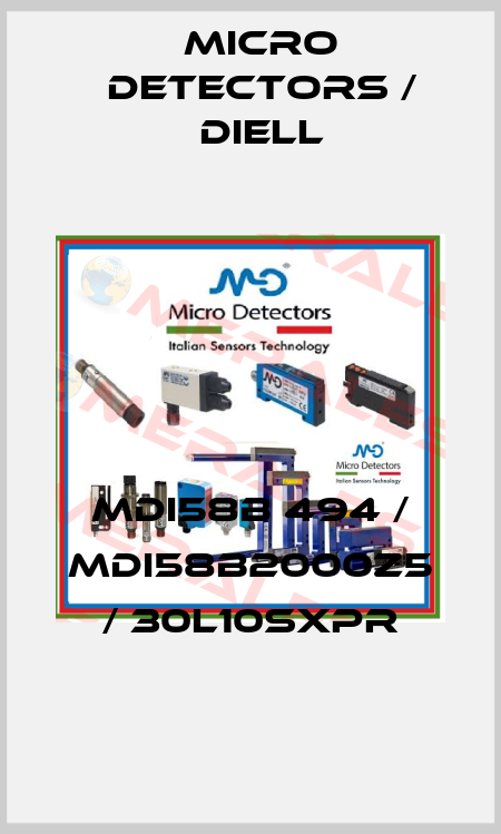 MDI58B 494 / MDI58B2000Z5 / 30L10SXPR
 Micro Detectors / Diell