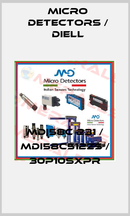 MDI58C 231 / MDI58C512Z5 / 30P10SXPR
 Micro Detectors / Diell