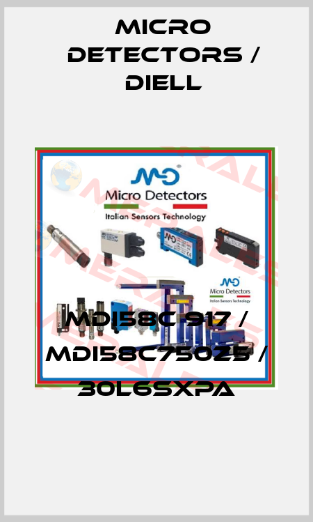 MDI58C 917 / MDI58C750Z5 / 30L6SXPA
 Micro Detectors / Diell