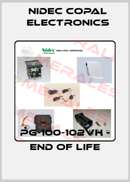 PG-100-102VH - END OF LIFE Nidec Copal Electronics
