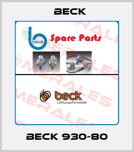 BECK 930-80 Beck