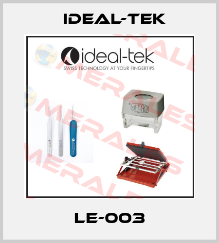 LE-003 IDEAL-TEK
