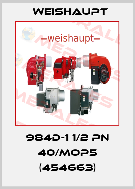 984D-1 1/2 PN 40/MOP5 (454663) Weishaupt