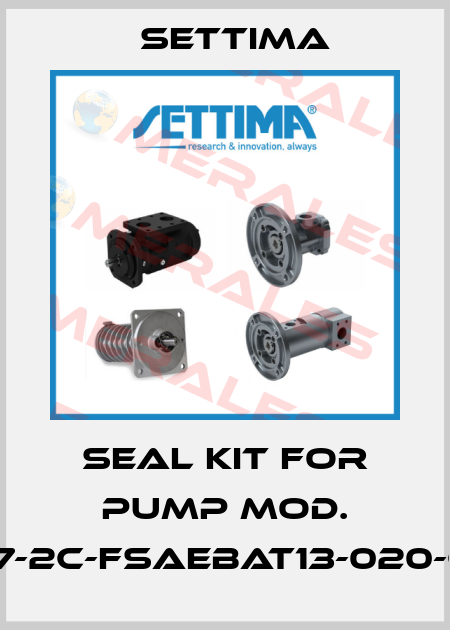 Seal Kit for pump mod. GR47-2C-FSAEBAT13-020-G-DX Settima