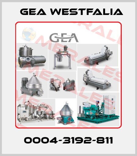 0004-3192-811 Gea Westfalia