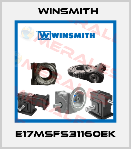 E17MSFS31160EK Winsmith