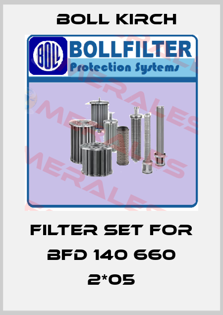 filter set for BFD 140 660 2*05 Boll Kirch