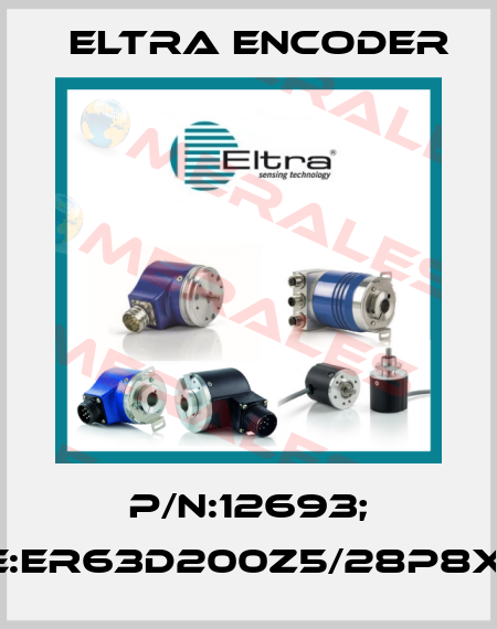 P/N:12693; Type:ER63D200Z5/28P8X6MR Eltra Encoder