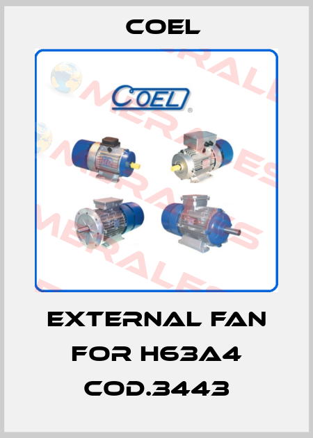 External fan for H63A4 cod.3443 Coel