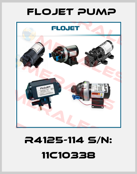 R4125-114 S/N: 11C10338 Flojet Pump