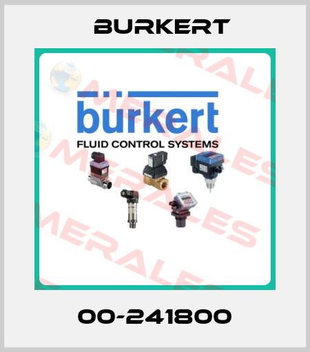 00-241800 Burkert
