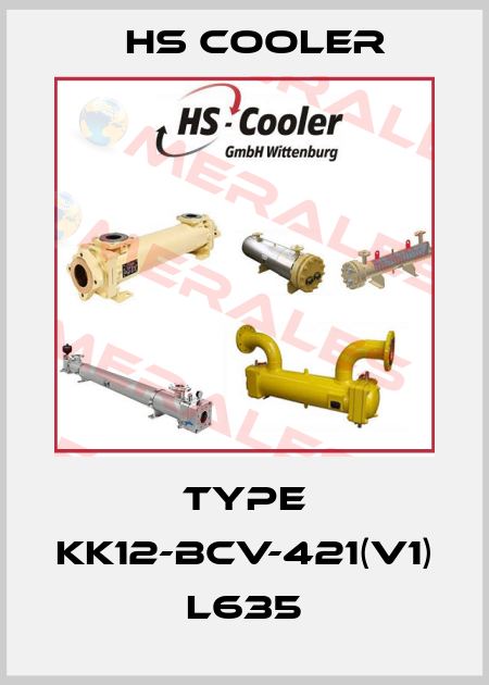 Type KK12-BCV-421(V1) L635 HS Cooler