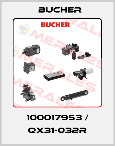 100017953 / QX31-032R Bucher
