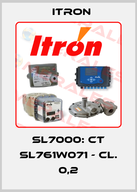SL7000: CT SL761W071 - CL. 0,2 Itron