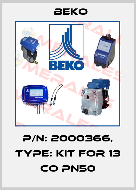 P/N: 2000366, Type: kit for 13 CO PN50 Beko