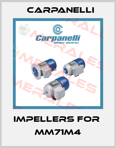 Impellers for  MM71M4 Carpanelli