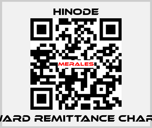 Inward remittance charge HINODE