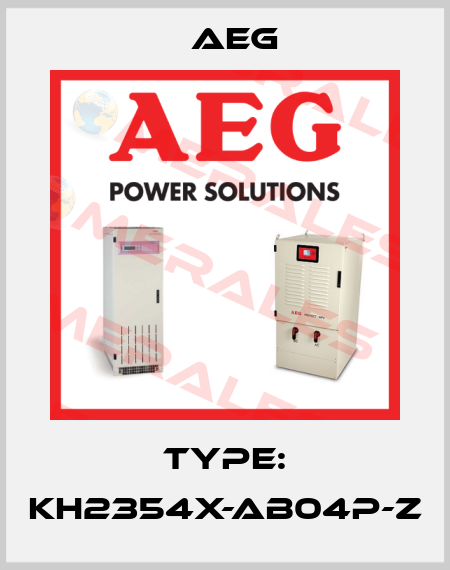 Type: KH2354X-AB04P-Z AEG