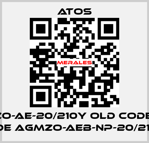 AGMZO-AE-20/210Y old code, new code AGMZO-AEB-NP-20/210/Y Atos