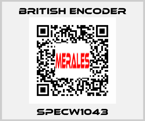 SPECW1043 British Encoder