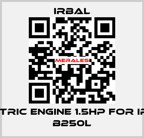 Electric engine 1.5hp for Irbal B250L irbal