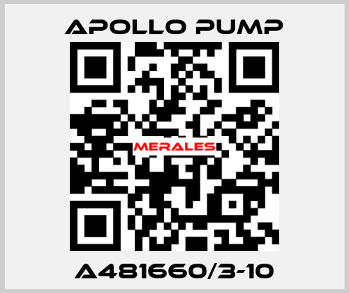 A481660/3-10 Apollo pump
