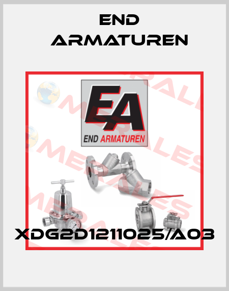 XDG2D1211025/A03 End Armaturen