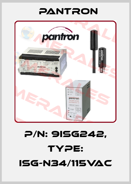 p/n: 9ISG242, Type: ISG-N34/115VAC Pantron