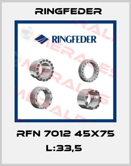 RFN 7012 45X75 L:33,5  Ringfeder