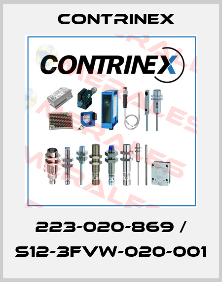 223-020-869 / S12-3FVW-020-001 Contrinex