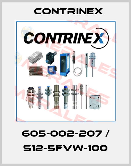 605-002-207 / S12-5FVW-100 Contrinex