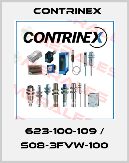623-100-109 / S08-3FVW-100 Contrinex