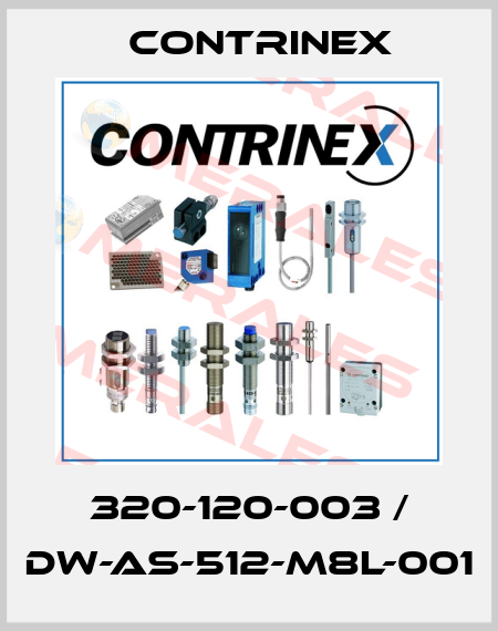 320-120-003 / DW-AS-512-M8L-001 Contrinex