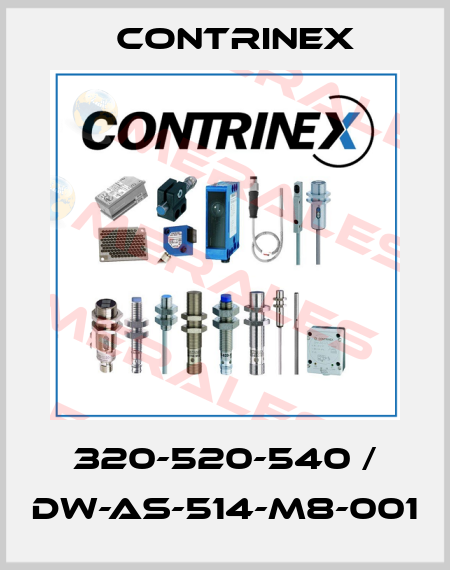 320-520-540 / DW-AS-514-M8-001 Contrinex