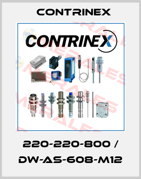 220-220-800 / DW-AS-608-M12 Contrinex