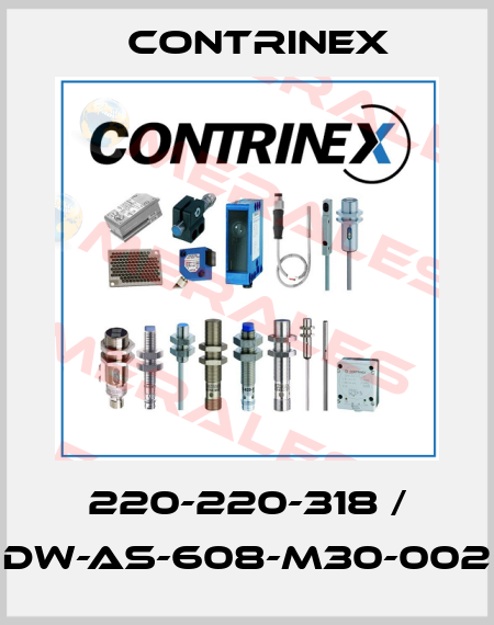 220-220-318 / DW-AS-608-M30-002 Contrinex