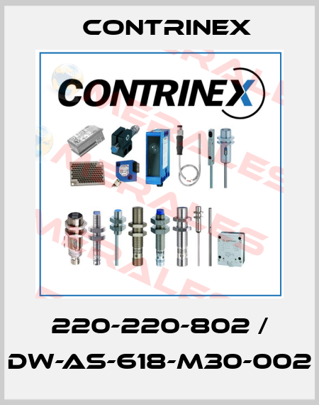 220-220-802 / DW-AS-618-M30-002 Contrinex