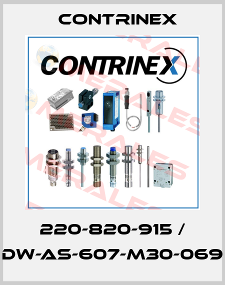 220-820-915 / DW-AS-607-M30-069 Contrinex