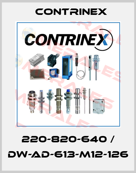 220-820-640 / DW-AD-613-M12-126 Contrinex