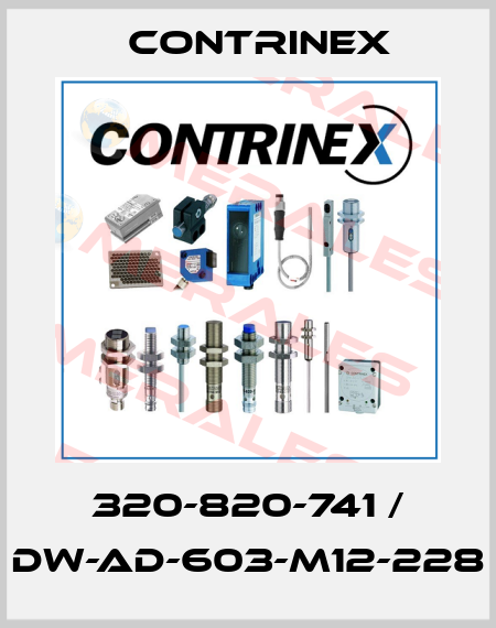 320-820-741 / DW-AD-603-M12-228 Contrinex