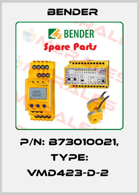 p/n: B73010021, Type: VMD423-D-2  Bender