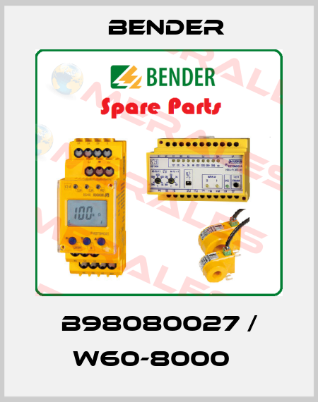 B98080027 / W60-8000   Bender