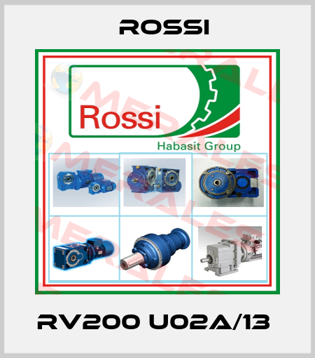RV200 U02A/13  Rossi
