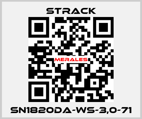 SN1820DA-WS-3,0-71 Strack
