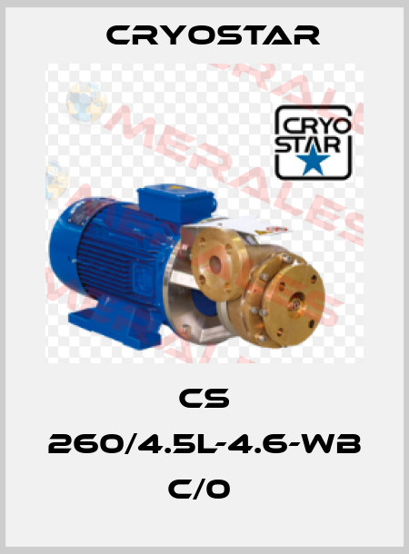 CS 260/4.5L-4.6-WB C/0  CryoStar