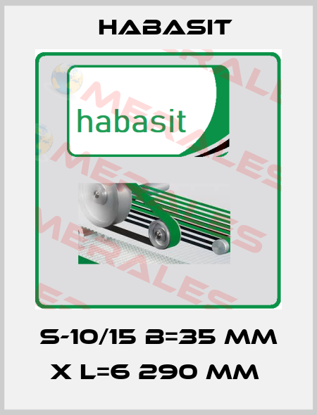 S-10/15 B=35 MM X L=6 290 MM  Habasit