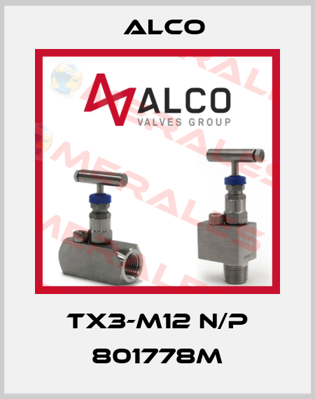 TX3-M12 N/P 801778M Alco