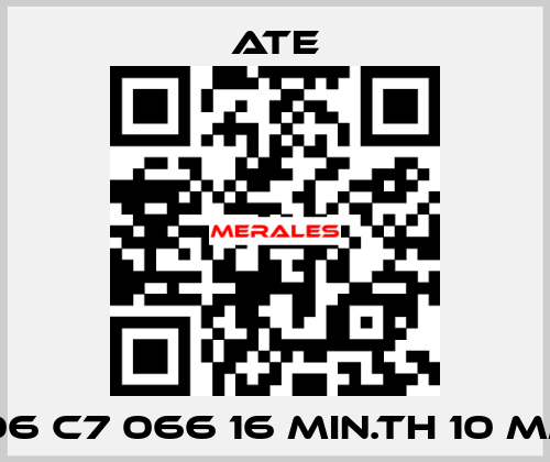 112-106 C7 066 16 MIN.TH 10 MM 2Z Ate
