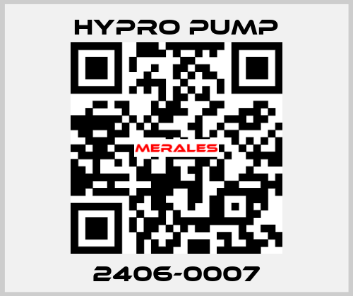 2406-0007 Hypro Pump